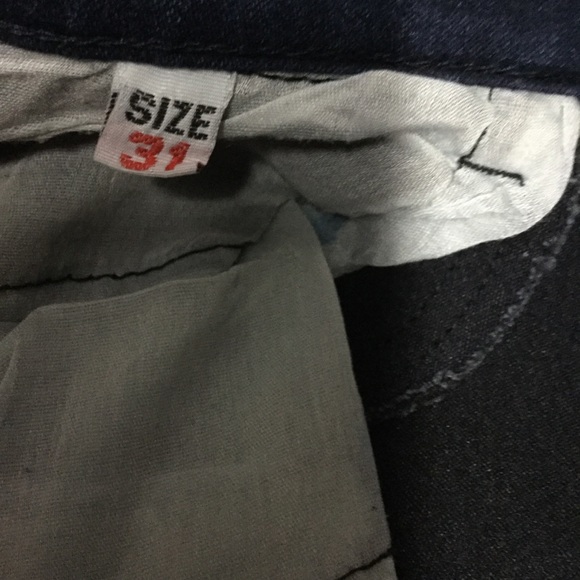 Blue Denim Jeans,Rhinestone embellished at Front, - Picture 11 of 11